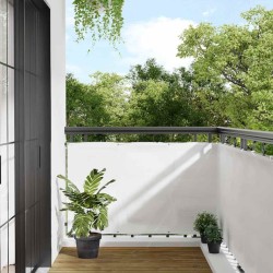 Écran de balcon blanc 90x800 cm 100% polyester oxford 562191562191