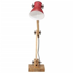 Lampe de bureau 25 W rouge délavé 23x18x96 cm E27 562192562192