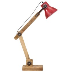 Lampe de bureau 25 W rouge délavé 23x18x96 cm E27 562192562192