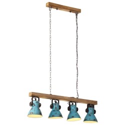 Plafonnier 25 W bleu délavé 90x24x111 cm E27 562193562193