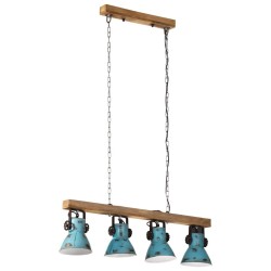 Plafonnier 25 W bleu délavé 90x24x111 cm E27 562193562193