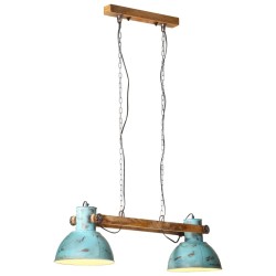 Lampe suspendue 25 W bleu délavé 85x28x109 cm E27 562195562195
