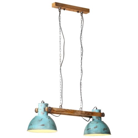 Lampe suspendue 25 W bleu délavé 85x28x109 cm E27 562195562195