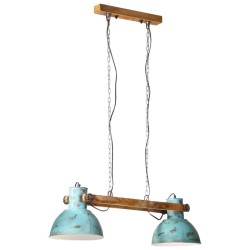 Lampe suspendue 25 W bleu délavé 85x28x109 cm E27 562195562195