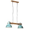 Lampe suspendue 25 W bleu délavé 85x28x109 cm E27 562195562195