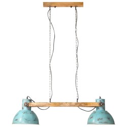 Lampe suspendue 25 W bleu délavé 85x28x109 cm E27 562195562195