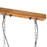 Lampe suspendue 25 W bleu délavé 85x28x109 cm E27 562195562195