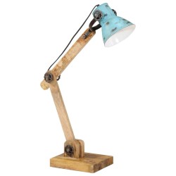 Lampe de bureau 25 W bleu délavé 23x18x96 cm E27 562196562196