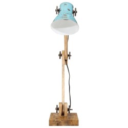 Lampe de bureau 25 W bleu délavé 23x18x96 cm E27 562196562196
