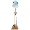 Lampe de bureau 25 W bleu délavé 23x18x96 cm E27 562196562196