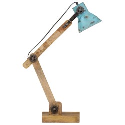 Lampe de bureau 25 W bleu délavé 23x18x96 cm E27 562196562196