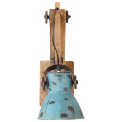 Lampe murale 25 W bleu délavé 96x15x20 cm E27 562197562197