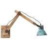 Lampe murale 25 W bleu délavé 96x15x20 cm E27 562197562197