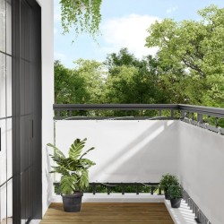 Écran de balcon blanc 75x800 cm 100% polyester oxford 562198562198