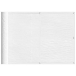 Écran de balcon blanc 75x800 cm 100% polyester oxford 562198562198