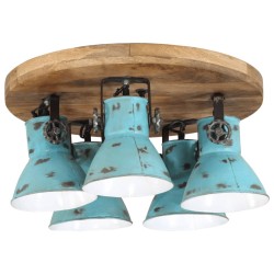 Plafonnier 25 W bleu délavé 50x50x25 cm E27 562201562201