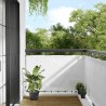 Écran de balcon blanc 90x1000 cm 100% polyester oxford 562207562207