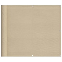 Écran de balcon beige 90x700 cm 100% polyester oxford 562209562209