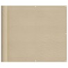 Écran de balcon beige 90x700 cm 100% polyester oxford 562209562209