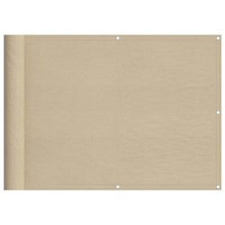 Écran de balcon beige 75x700 cm 100% polyester oxford 562210562210