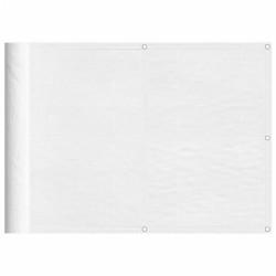 Écran de balcon blanc 75x700 cm 100% polyester oxford 562211562211