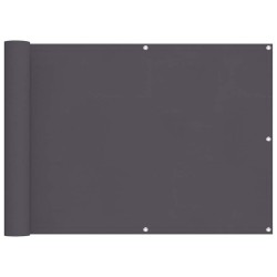 Écran de balcon anthracite 75x1000 cm 100% polyester oxford 562213562213