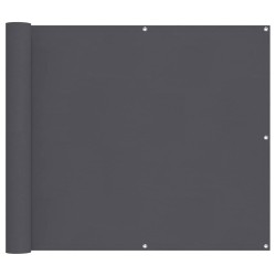 Écran de balcon anthracite 90x700 cm 100% polyester oxford 562214562214