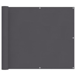 Écran de balcon anthracite 90x1000 cm 100% polyester oxford 562216562216