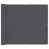 Écran de balcon anthracite 90x1000 cm 100% polyester oxford 562216562216