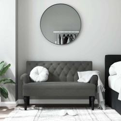 Banc avec dossier Gris foncé 120 x 62 x 75,5 cm Tissu 562228562228