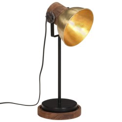 Lampe de bureau 25 W laiton antique 17x17x50 cm E27 562237562237