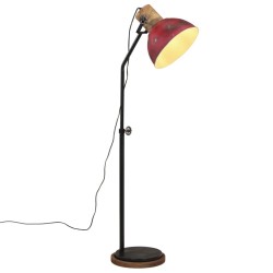 Lampadaire 25 W rouge délavé 30x30x100-150 cm E27 562249562249