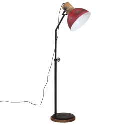 Lampadaire 25 W rouge délavé 30x30x100-150 cm E27 562249562249