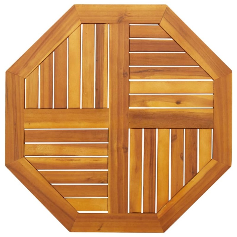 Dessus de table 70x70x2 cm octogonal bois massif d'acacia 562250562250