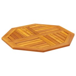 Dessus de table 70x70x2 cm octogonal bois massif d'acacia 562250562250