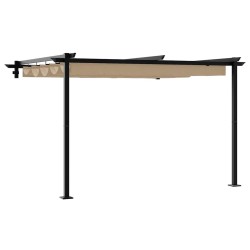 Pavillon Taupe 300 x 300 x 200 cm Polyester 562253562253