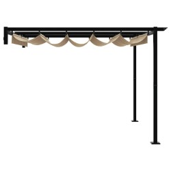 Pavillon Taupe 300 x 300 x 200 cm Polyester 562253562253