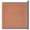 Panneau de clôture marron 173x186 cm WPC 562257562257