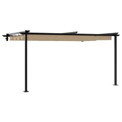 Pavillon Taupe 400 x 300 x 200 cm Polyester 562259562259