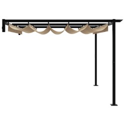 Pavillon Taupe 400 x 300 x 200 cm Polyester 562259562259