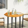 Dessus de table 80x80x2,2 cm octogonal bois massif d'acacia 562260562260