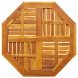 Dessus de table 80x80x2,2 cm octogonal bois massif d'acacia 562260562260
