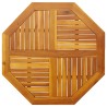 Dessus de table 90x90x2,2 cm octogonal bois massif d'acacia 562261562261