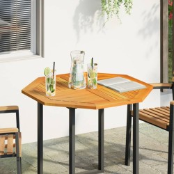 Dessus de table 90x90x2,2 cm octogonal bois massif d'acacia 562261562261