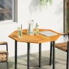Dessus de table 90x90x2,2 cm octogonal bois massif d'acacia 562261562261