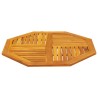 Dessus de table 90x90x2,2 cm octogonal bois massif d'acacia 562261562261