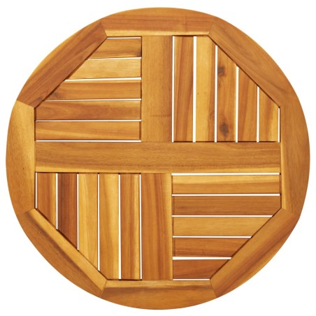 Dessus de table Ø60x2 cm rond bois massif d'acacia 562262562262