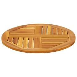 Dessus de table Ø60x2 cm rond bois massif d'acacia 562262562262
