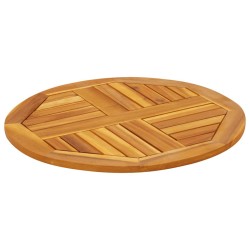 Dessus de table Ø60x2 cm rond bois massif d'acacia 562262562262