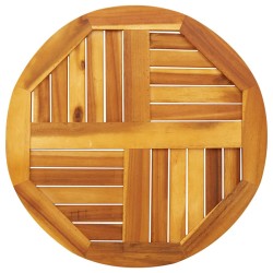 Dessus de table Ø60x2 cm rond bois massif d'acacia 562262562262